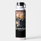 Opa begon geschatte gewoonte jaar waterfles (Achterkant)