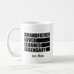 Opa Beminde Geleerde Legendarische Gepersonaliseer Koffiemok