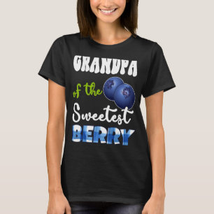 Opa Berry 1e verjaardag Blueberry Theme Sweetes T-shirt