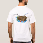 Opa Best Vissen Buddy w Boat Vist Rod T-Sh T-shirt (Achterkant)