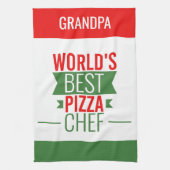 Opa - Beste Pizzakok ter Wereld Theedoek (Verticaal)