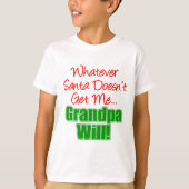 Opa Beter dan Santa T-shirt (Voorkant)