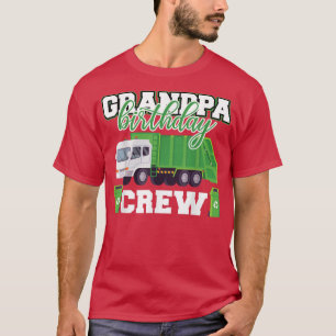 Opa Birthday Crebage Truck Family Matchin T-shirt