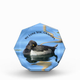 Opa Black White Duck Photo Reflection Natuur Fotoblokken