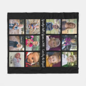 Opa Blanket, voeg foto's toe! Fleece Deken (Voorkant (Horizontaal))