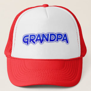 Opa (blauwe letters) trucker pet