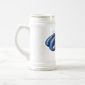 Opa blue Heart Graffiti Bierkrug Krug Bierpul (Links)