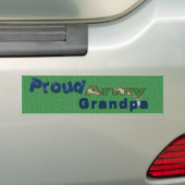 Opa-Bumpersticker voor het leger van Proud Bumpersticker (Op auto)