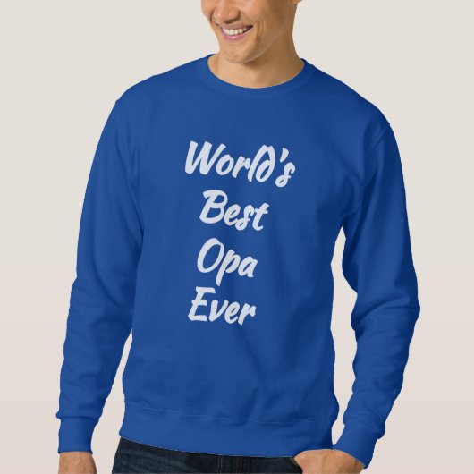 Opa Cadeau - 's Werelds Beste Opa Ooit Trui (Voorkant)