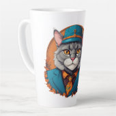 Opa Cat Latte Mok (Linkerhoek)