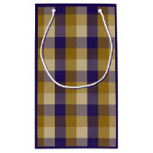 Opa Chic Plaid Sneeuw Gezellige Winter Bruiloft Do Klein Cadeauzakje (Achterkant)