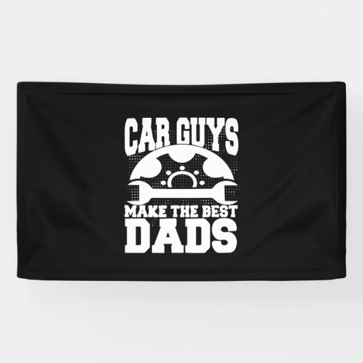 Opa citaten | Autoliefhebbers zijn de beste vaders Spandoek (Horizontaal)