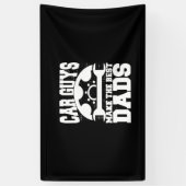Opa citaten | Autoliefhebbers zijn de beste vaders Spandoek (Verticaal)