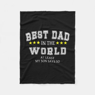 Opa citaten Beste papa in de wereld Fleece Deken