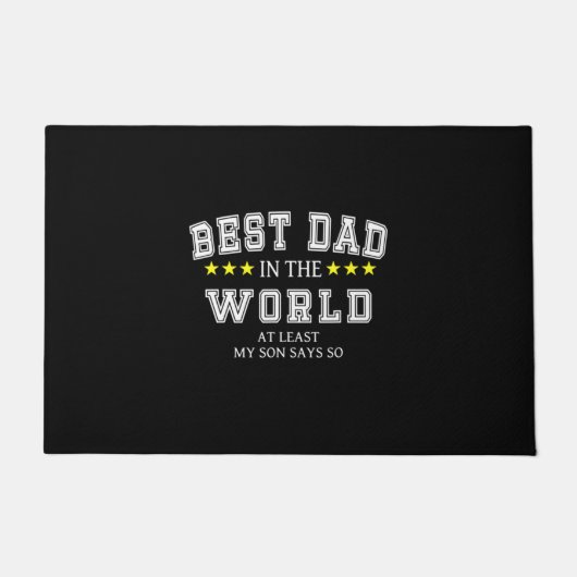 Opa citaten | Beste papa van de wereld Deurmat (Voorkant)