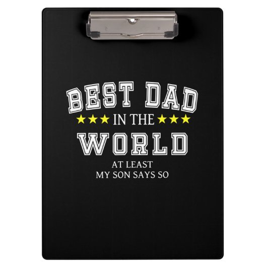 Opa citaten | Beste papa van de wereld Klembord (Voorkant)