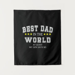 Opa citaten Beste vader van de wereld Wandkleed