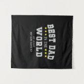 Opa citaten | Beste vader van de wereld Wandkleed (Voorkant (horizontaal))