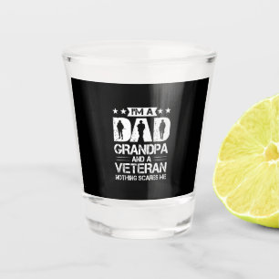 Opa citaten Ik ben een vader en een veteraan Shot Glas