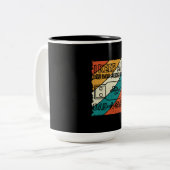 Opa citaten | Ik bewaar al mijn vader Tweekleurige Koffiemok (Voorkant links)