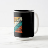 Opa citaten | Ik bewaar al mijn vader Tweekleurige Koffiemok (Voorkant rechts)