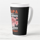 Opa citaten | Opa en kleinzoon Latte Mok (Rechterhoek)