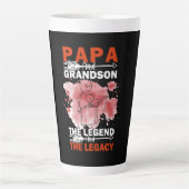 Opa citaten | Opa en kleinzoon Latte Mok (Voorkant)