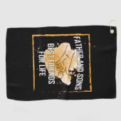 Opa citaten | Vader en zoon beste vriend Golfhanddoek (Horizontaal)