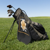 Opa citaten | Vader en zoon beste vriend Golfhanddoek (Groen)