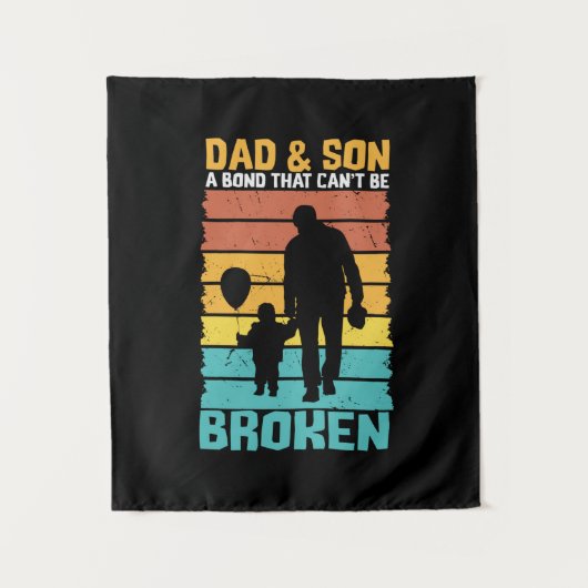 Opa citaten | Vader en zoon Wandkleed (Voorkant)