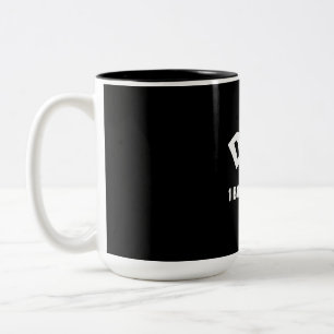 Opa citaten Vader van één jongen Tweekleurige Koffiemok