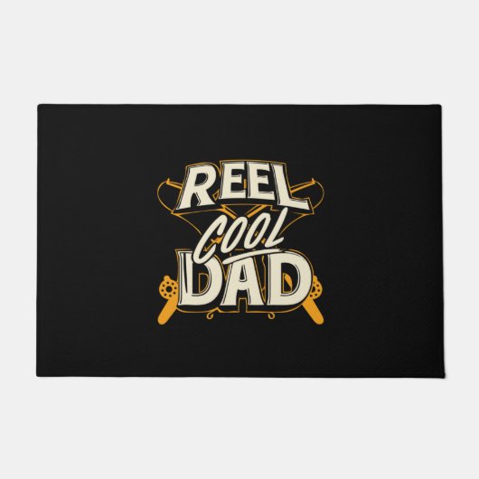 Opa citaten | Vissen Cool Papa Deurmat (Voorkant)