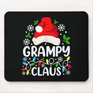 Opa Claus Grappige Kerst Familie Matchende Muismat
