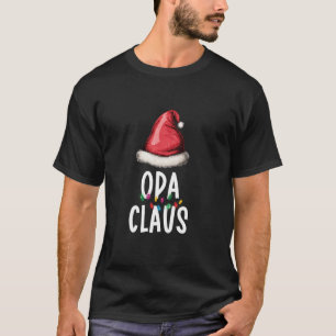 Opa Claus Kerstman Sinterklaas Pet Familie Matchin T-shirt