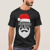 Opa Claus Santa Family Matching met kerstpaj T-shirt (Voorkant)