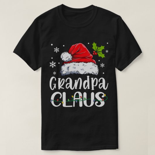 Opa Claus Shirt Kerstmis Pajama Familie Matchi (Design voorkant)