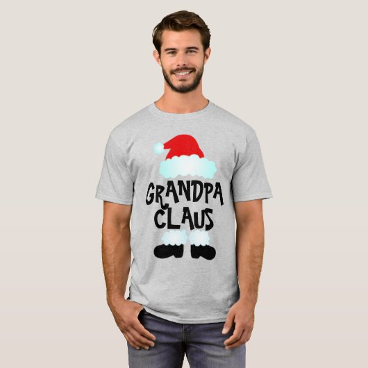 opa Claus T-shirt (Voorkant volledig)