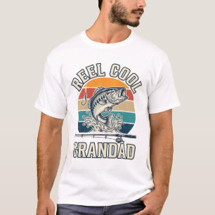 Opa-coole opa-vis vintage zonsondergang T-shirt_1 T-shirt