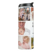 Opa Custom Photo Collage Thermal Tumbler Thermosbeker (Gedraaid links)