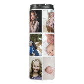 Opa Custom Photo Collage Thermal Tumbler Thermosbeker (Achterkant)