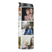 Opa Custom Photo Collage Thermal Tumbler Thermosbeker (Geroteerd rechts)