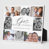 Opa dankbaar voor elk moment fotocollage fotoplaat (Zijkant)