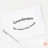 Opa de coolste van de Grands sticker (Envelop)