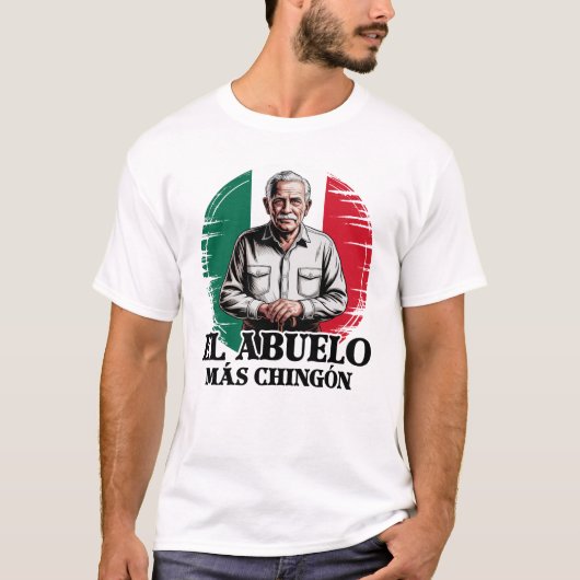 Opa De Grootste Mexicaanse Vlag T-shirt (Voorkant)