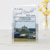 Opa, de Kaart van de Dag van Grootouders - Kasteel (Gele Bloem)