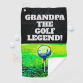 Opa de Legend Funny Smack Talk Sports Golfhanddoek (Insitu)