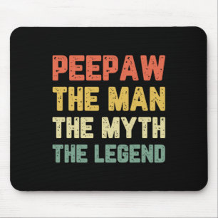 Opa De Man De Mythe De Legende Bunnyaw Vintag Muismat