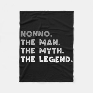 Opa De Man De Mythe De Legende Cool Opa Fleece Deken
