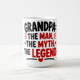 Opa De Man De Mythe De Legende Koffiemok