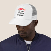 Opa de man mythe legende hoed trucker pet (In situ)